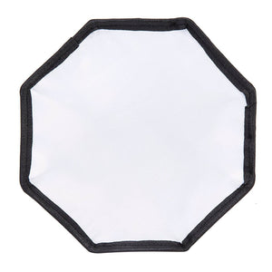 REFLEX CAMERA 30cm (11.8in) Octagonal Speedlight Softbox Diffuser | Foldable Portable Flash Modifier for DSLR | Soft Lighting for Portraits, Product Photography, and Video