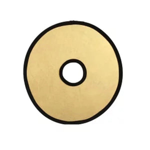 REFLEX CAMERA 2-in-1 Round Photography Reflector 80cm (31.5in) | Silver & Gold Reflective Surfaces | Hollow Center Design | Lightweight Portable Reflector with Carry Case for Close-Up Shots
