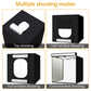 REFLEX CAMERA 120×120×120cm (47.2×47.2×47.2in) LED Light Box Photo Studio | 270 LED Beads 5500K | Foldable Large Photography Shooting Tent with 3 PVC Backdrops for Professional Product Photos