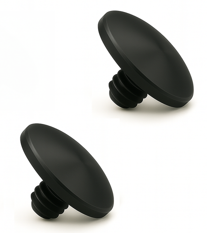 REFLEX CAMERA Soft Release Button Twin Pack (2 × Convex) for DSLR and Mirrorless Cameras – Premium Metal Threaded Shutter Upgrade for Leica, Fujifilm, Nikon, Canon, Sony & More