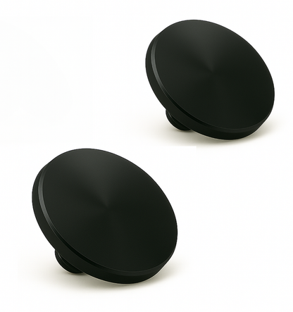 REFLEX CAMERA Soft Release Button Twin Pack (2 × Flat) for DSLR and Mirrorless Cameras – Premium Metal Threaded Shutter Upgrade for Leica, Fujifilm, Nikon, Canon, Sony & More