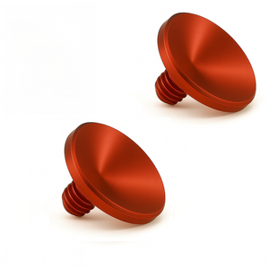 REFLEX CAMERA Soft Release Button Twin Pack (2 × Concave) for DSLR and Mirrorless Cameras – Premium Metal Threaded Shutter Upgrade for Leica, Fujifilm, Nikon, Canon, Sony & More