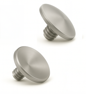 REFLEX CAMERA Soft Release Button (Convex & Concave Twin Pack) for DSLR Cameras with Shutter Release Socket – Metal Threaded Shutter Upgrade for Leica, Fujifilm, Nikon, Canon, Sony & More