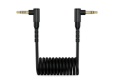 REFLEX CAMERA 3.5mm TRS to 3.5mm TRRS Cable for Lavalier Microphones – 70cm, Copper + TPE + Aluminum Alloy