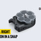 ZEAPON Revolver Quick Release Plate System – Ultra-Fast Snap Lock Camera Quick Release with 1/4” & 3/8” Mount – Heavy-Duty 10kg Load for Tripods, Sliders & Heads