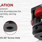 REFLEX CAMERA BHM-TE277 360 Rotation Aluminum Alloy Mini Ball Head for Monitor, Action Camera, Phone and Led light with Cold Shoe