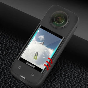 REFLEX CAMERA Tempered Glass Screen Protector for Insta360 X3 – Ultra-Clear 9H Hardness Scratch Resistant Protective Film