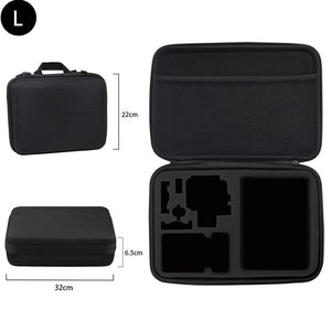 REFLEX CAMERA Hard Shell EVA Large Carrying Case for GoPro Hero 13/12/11/10/9/8/7/6/5 | Shockproof Storage Bag for Action Cameras & Accessories | Travel Organizer
