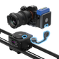 ZEAPON AXIS 80 Multi-Axis Motorized Camera Slider (2-Axis) – Carbon Fiber 80cm Electric Slider with Built-In Pan Head, LCD Control & App Support for Cinematic Video & Timelapse