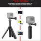 Mini tripod accessory for mobile phones and action cameras 