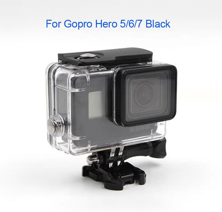 REFLEX CAMERA waterproof housing case mounted on GoPro Hero 5/6/7 Black, designed for underwater and extreme sports protection